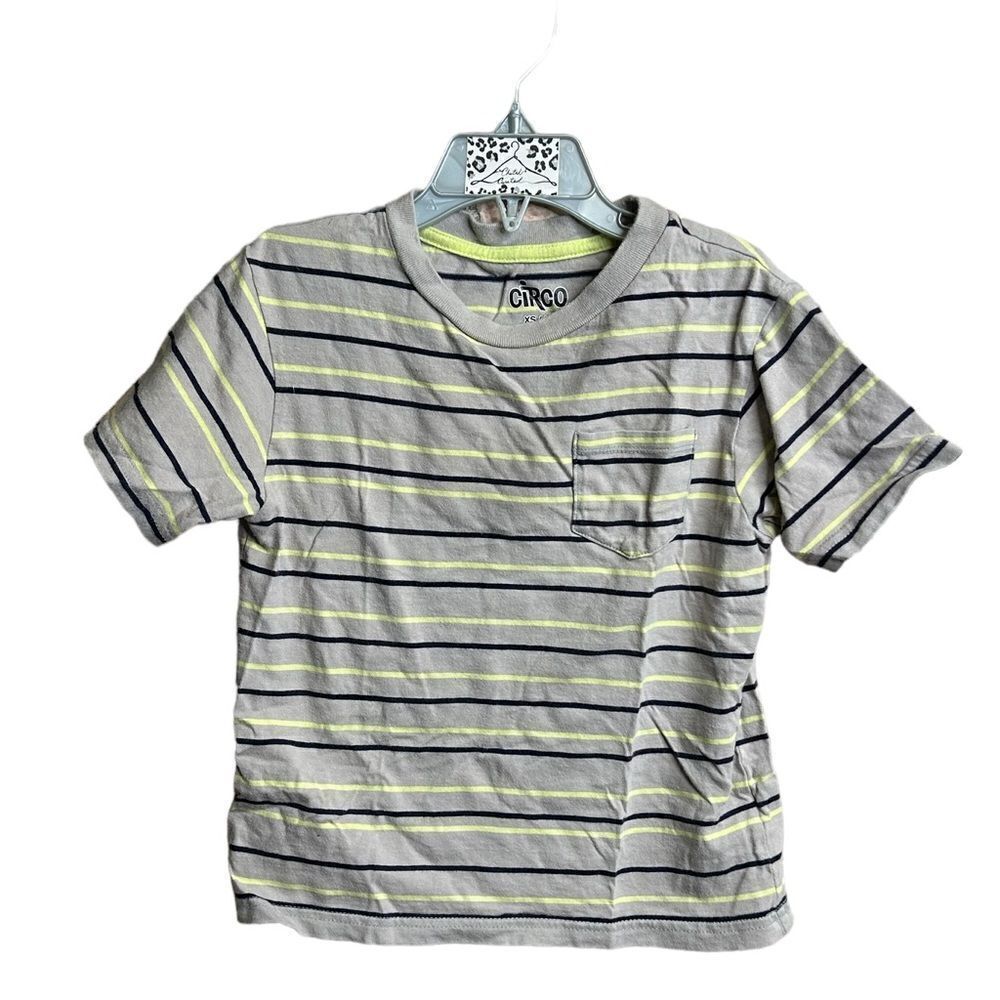 5 for $25🔥XS (4/5)‎ Boys Circo Striped Grey T-Shirt